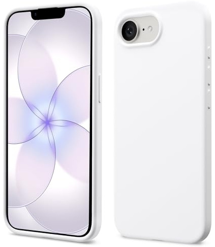 ACRONIX for iPhone 17e/16e Case, Ultra Thin Slim Liquid Silicone Cover | White,Lightweight,Shock Absorbing,Anti-Scratch,Dust Resistant,Non-Slip Soft Grip,Durable,Raised Edges,Precise Fit