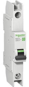 Schneider M9F53130 Multi 9 OEM LS-Schalter C60BPR Ring 1P 30A D-Char. 10kA 480Y/277V UL489