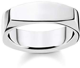 Thomas Sabo Unisex-Ring Eckig silber 925 Sterlingsilber TR2279-001-21-64