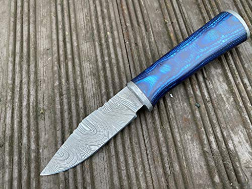 Perkin Couteau de Chasse avec Couteau Damas SK1400