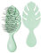 Wet Brush Go Green Mini Detangler Hairbrush Travel Sized UltraSoft Intelliflex Bristles Minimizes Pain Green