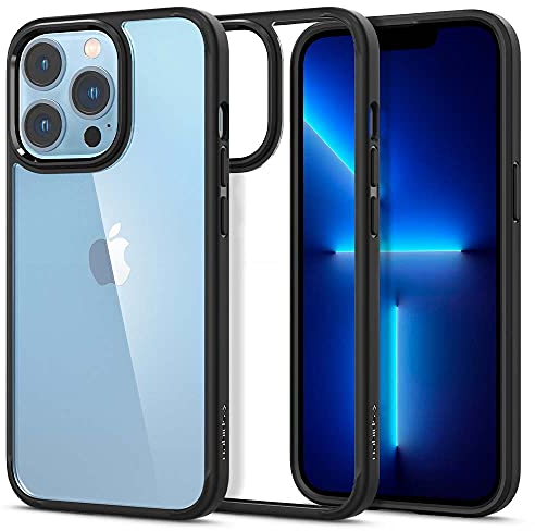 Spigen Ultra Hybrid Case Compatible with iPhone 13 Pro - Matte Black