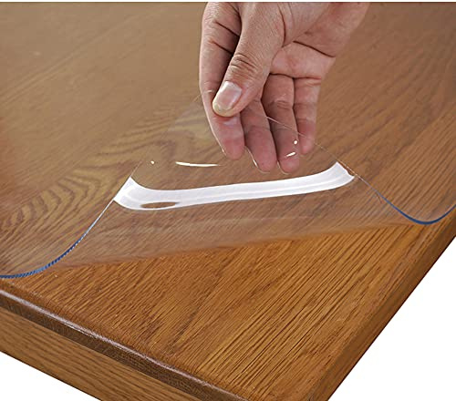 MOTT Transparente Tischabdeckung, wasserdichte Schreibtischunterlage, 60x100cm, Transparent