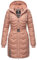 Navahoo Damen Winter Jacke Steppjacke Lang gesteppt B877 [B877-Alpen-Rosa-Gr.XL]