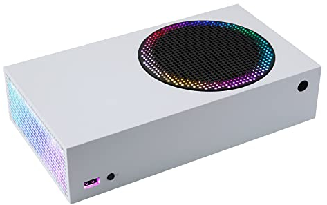 eXtremeRate RGB LED Strip für Xbox Series S Konsole,7 Farben 39 Effekte Dekorationszubehör Flexibles Lichtband Kit für Xbox Series S Konsolen inkl. IR Fernbedienung