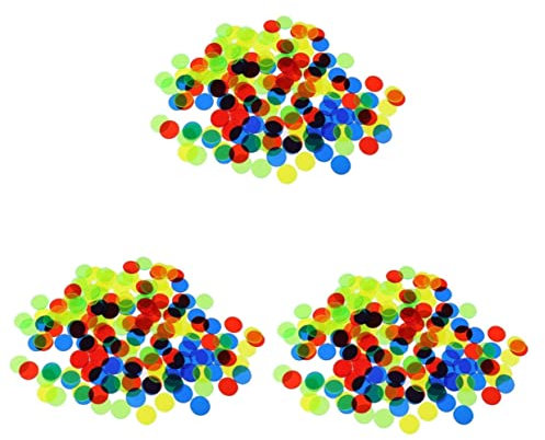 Gogogmee Bingochips Für Bingospiele Kinderspielzeug 1500 Stk Spielzeug Kind Zubehör Spielwährung Spielzeug Für Kinder Mathezähler Für Kinder