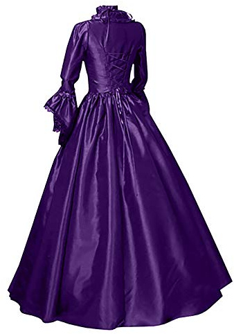ESSUE 2023 Robe Victorienne Reine Femme Robe Dentelle À Manche Longue De SoiréE Palais MéDiéVal RéTro Dress Maxi à Manches Papillon à Lacets Dress Cosplay DéGuisement Carnaval Victorien
