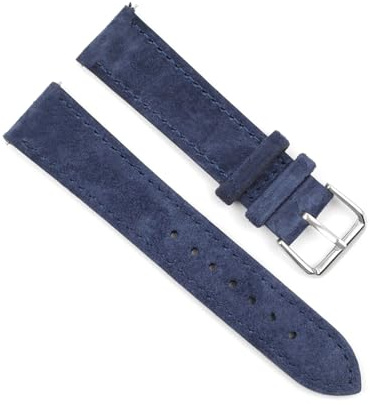 Waikub Cinturino per orologio in pelle scamosciata 18mm 19mm 20mm 22mm 24mm Cinturini per orologi Accessori per orologi con fibbia in acciaio inossidabile