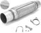 70mm (2.75) ID x 350mm (14) Universal Stainless Steel Exhaust Flexi Pipe – Flexible Exhaust Repair Joint with Clamps | Car Exhaust Flex Pipe