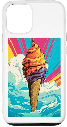 Carcasa para iPhone 15 Helado de gofrera helado helado helado arte pop art vintage retro helado helado