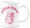 Tassenbrennerei Tasse - Döner Kebab - Kaffeetasse lustig mit Spruch - Witziger Becher als Scherzartikel für Döner-Fans - Geschenk für Freund, Freundin (Weiß)