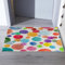 Ansouyi Bunte rutschfeste Teppiche, waschbarer Teppich für Wohnzimmer, Heimdekoration, Teppiche für Spielzimmer, Klassenzimmer, Schlafzimmer, Esszimmer, Kinderzimmer (bunte Punkte, 6 x 91 cm)