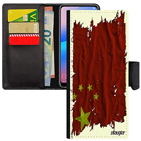 Coque pour Galaxy A05S Cuir Rabat Drapeau Chine Chinois Foot Smartphone Antichoc Portable Coupe du Monde jo pour Samsung