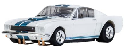 AFX 22068 1965 Shelby GT35 White / Blue HO Scale Slot Car