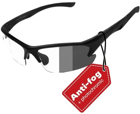 Eaglens.54 Gafas antivaho o fotocromáticas para trabajo, airsoft, deportes de tiro, motocicleta, paintball, CS y exteriores