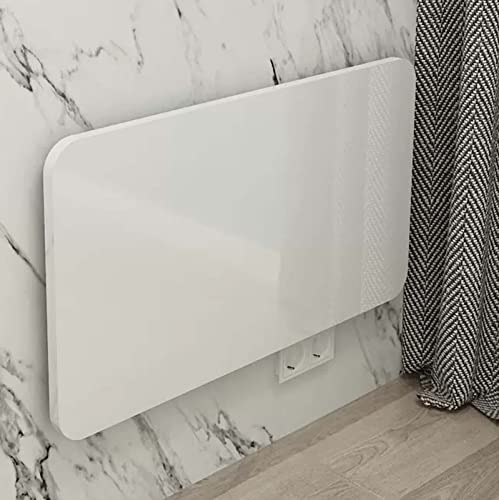 Klappbare Werkbank zur Wandmontage, mit klappbarem Blatttisch, schwebender Regal, Arbeitsplatz, Metallhalterungen, klein, platzsparend, Wäscheregal 50 x 30 cm