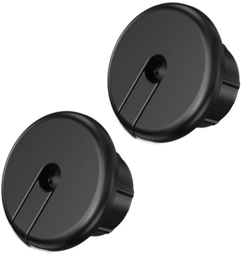 Yuiturt 2 Stück Wanddurchführung Wanddurchführung Kabel für Starlink Dishy-Ethernet-Kabel, Kabeleinfädlerkämme 2 Schwarz Kabeleinfädlerkämme, 1-Zoll-Wandloch-Durchführungskabeldurchführung