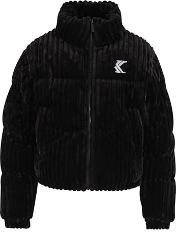 Karl Kani KK Og Fuzzy Corduroy Short Puffer Jacket Black, M