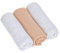 LÄSSIG Baby Puckdecke Spuckdecke Pucktuch Mulltuch 3er Set Baumwolle 85 x 85 cm/Swaddle & Burp Blanket L Moon Peach