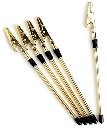 COOPHYA 5pièces Porte-notes Pratique Pour Photos Cartes Messages Notes Décoration Murale Pour Maison Doré