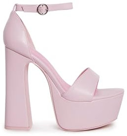 Dolls Kill Holy Revelation Pure Plateauabsätze, Pink, 41 EU