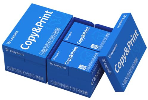 NEU: Easyprint Druckerpapier und Kopierpapier 10000 Blatt 20 x 500 A4 Premium Hochweiß CIE 160 Testsieger PEFC Umweltzertifikat