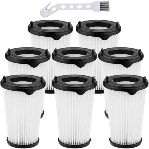 8 Piezas Filtros Compatible con AEG CX7, CX7-2, QX8, CX7-2-30DB, CX7-2-30GM, CX7-2-35TM, CX7-2-35WR, Filtro de Recambio AEF150, Filtro HEPA Compatible con Aspiradora AEG CX7, Lavable, con 1 Cepillo