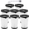 8 Piezas Filtros Compatible con AEG CX7, CX7-2, QX8, CX7-2-30DB, CX7-2-30GM, CX7-2-35TM, CX7-2-35WR, Filtro de Recambio AEF150, Filtro HEPA Compatible con Aspiradora AEG CX7, Lavable, con 1 Cepillo