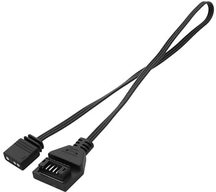 The Lord of the Tools 1x Motherboard 5V 6PIN to 3PIN ARGB Cable Adapter Compatible with Lian Li Strimer Plus 2x8 Pin Cable