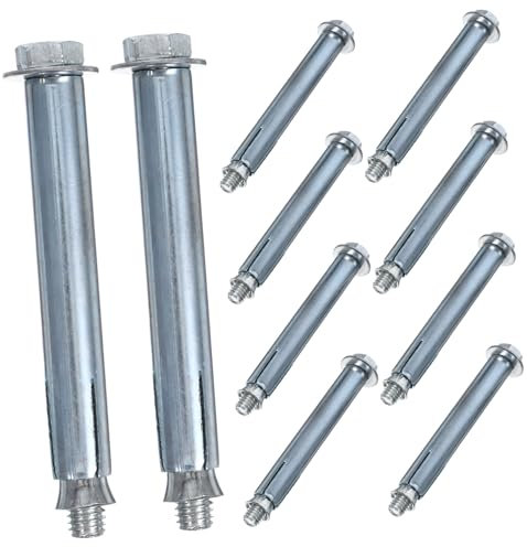 Lurrose 10pezzi Bulloni Ad Espansione Per Dossi Sostituibili Per Asfalto e Elementi Di Fissaggio Robusti e Resistenti Per Costruzione e Installazione Adatti Per Strade e Vialetti