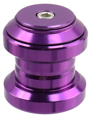 Modengzhe Bike Headset,34mm 1-1/8 Threadless Bicycle Headset Aluminum Alloy Headset for Straight Steerer Fork Bearing Headset with Top Cap,Purple