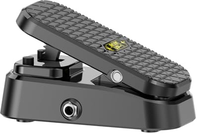 Volume & Expression Pedal – Passive Stereo Pedal with Mute Function, Non-Slip Design, No Power Required, Precision Control for Guitar, Bass, Keyboard, Synth & Multi-Effects – Black