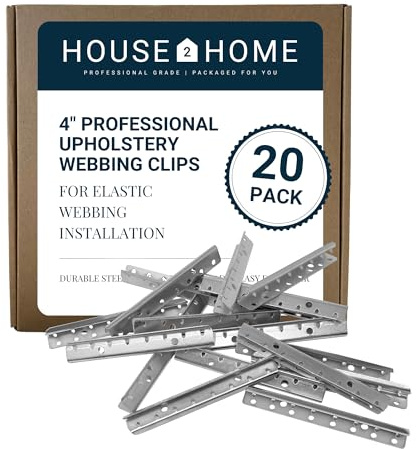 House2Home Metal Webbing Clips – Furniture Repair, 4