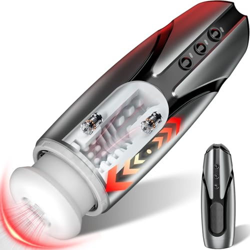 Elektrischer Masturbator Masturbieren für Männer mit 7 Vibration & Teleskopfunktion, Sex Spielzeug für die Männer Vibratorensets, Taschenmuschi Masturbatoren Penis Eichel Stimulator Pussy Sex Toys