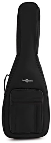 Gear4Music Gepolstertes, wasserdichtes Gigbag für E-Gitarre, 5mm | Passt für Gängige E-Gitarrenformen, 5mm-Polsterung Schützt vor Stößen, Vordertasche, Rucksackgurte