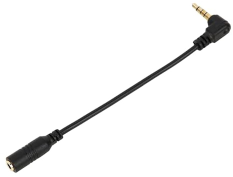 Phefop Adapters 3.5mm Male Female Earphone Headphone Microphone Converter Adapter for Smartphone Tablet DSLR Camera Recording Pen TRS to TRRS Converter Audio Adapter Cable Headphone
