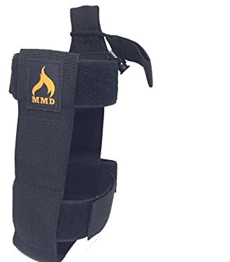 MMD Soporte para Botellas, Bottle Holster Black para Motocicleta y Equipaje