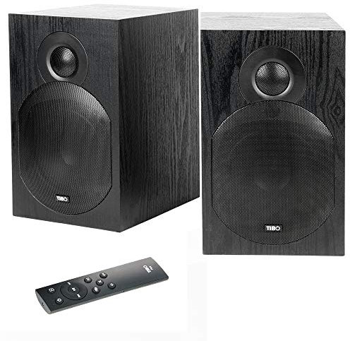 Tibo Plus 3.1 | Enceintes Bluetooth HiFi Actives – Conçues et développées au Royaume-Uni, Noir