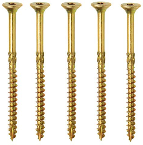 200Stück 5,0x90mm TX25 Holzbauschrauben Konstruktionsschrauben Senkkopf alle Größen Torx Schrauben