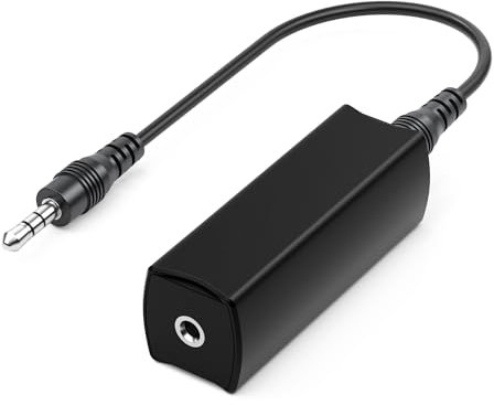 DriverGenius GI35-A | Ground Loop Noise Isolator/Filter/Eliminator for Home, Car Audio System
