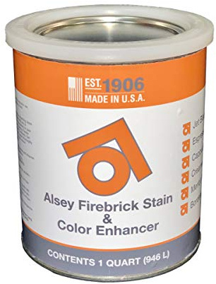 Alsey FireBrick Stain and Color Enhancer 1 QT (Jet Black)
