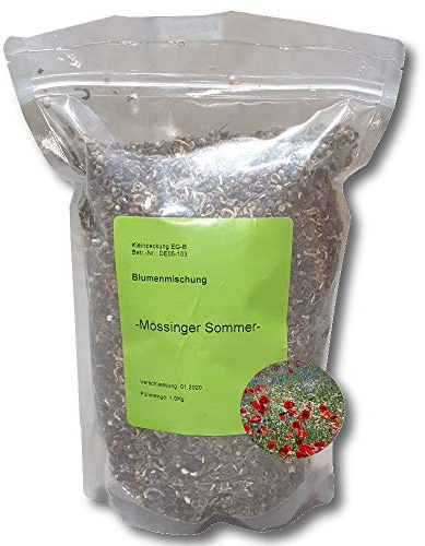 Bunte Blumenmischung Mössinger Sommer 1 kg Blumenweide Blumensamen Bienen
