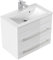 emotion Badmöbel Mars 500 Slimline SoftClose Weiss Hochglanz