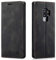 LOLFZ Wallet Case for Samsung Galaxy S9, Magnetic Flip Leather Case with RFID Block Card Slots Kickstand Shockproof Protective Cover Compatible with Galaxy S9 - Black