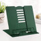 Metal Book Stand Reading Book Holder Lightweight Cook Book Stands Portable Textbook Holders Adjustable Recipe Document Stand Tablet Music Book Stands&Holders(Military Green)