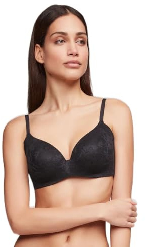 GISELA Reggiseno 0389 con Ferretto in Silicone e Coppa Preformata IT 4 C - EU 80 C Nero
