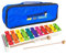 Sonor BWG Boomwhackers Glockenspiel für Kinder + keepdrum Tasche Blau