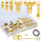 LUNEKUCK 282 Pcs Crochet Cadre Mural Accroche Tableau Lourd en Métal - Fixation Suspension pour Cadres Encadrement Photo Clous pour Tableaux