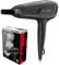 Rowenta x Karl Lagerfeld CV581L Studio Dry Haartrockner, energiesparende Effiwatt-Technologie, 6 Geschwindigkeits-/Temperaturstufen, Thermo Control, Konzentrator, Kaltluftstufe, Schwarz/Rot