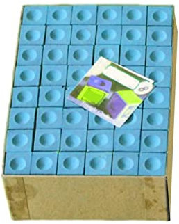Raxove Pool-Kreide – Pool-Stick-Kreide, blau, professionelle Pool-Kreidewürfel, Pooltisch-Zubehör für Tisch-Billard, 12 Stück